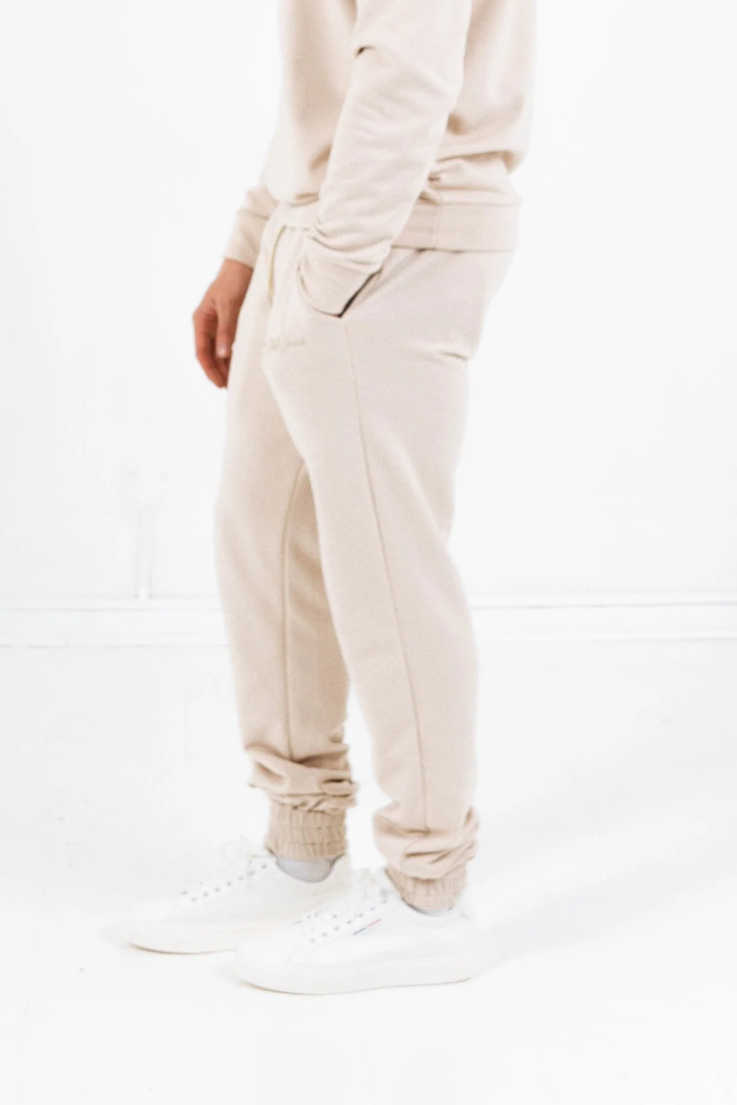 Jogging logo signature Beige - Image 4