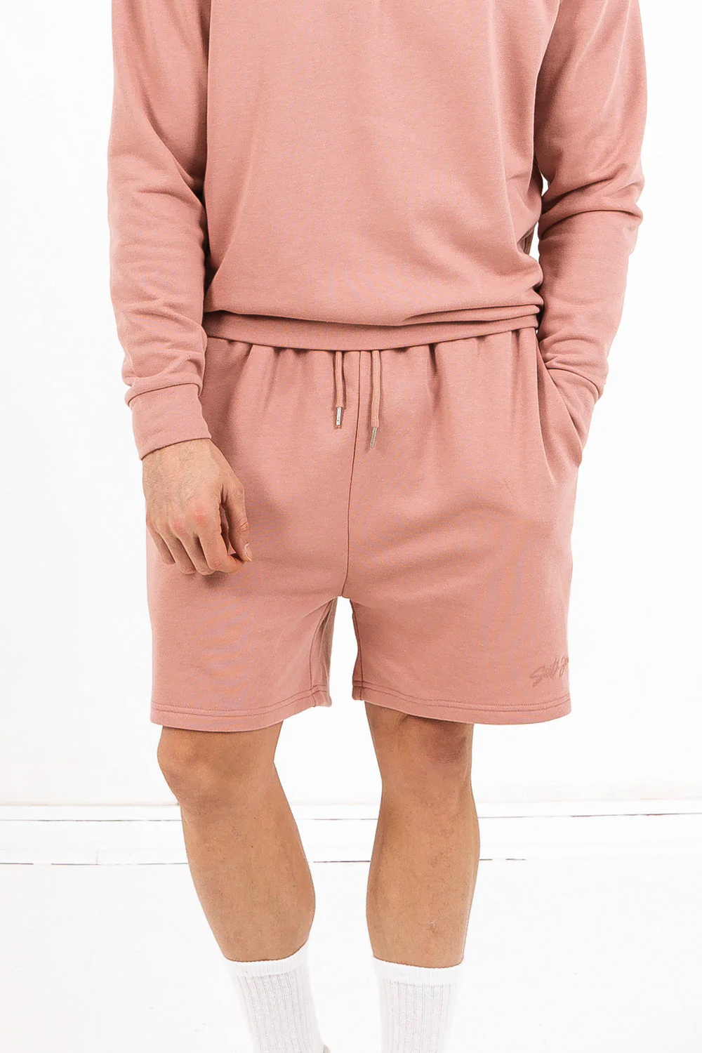 Short logo signature Rose foncé
