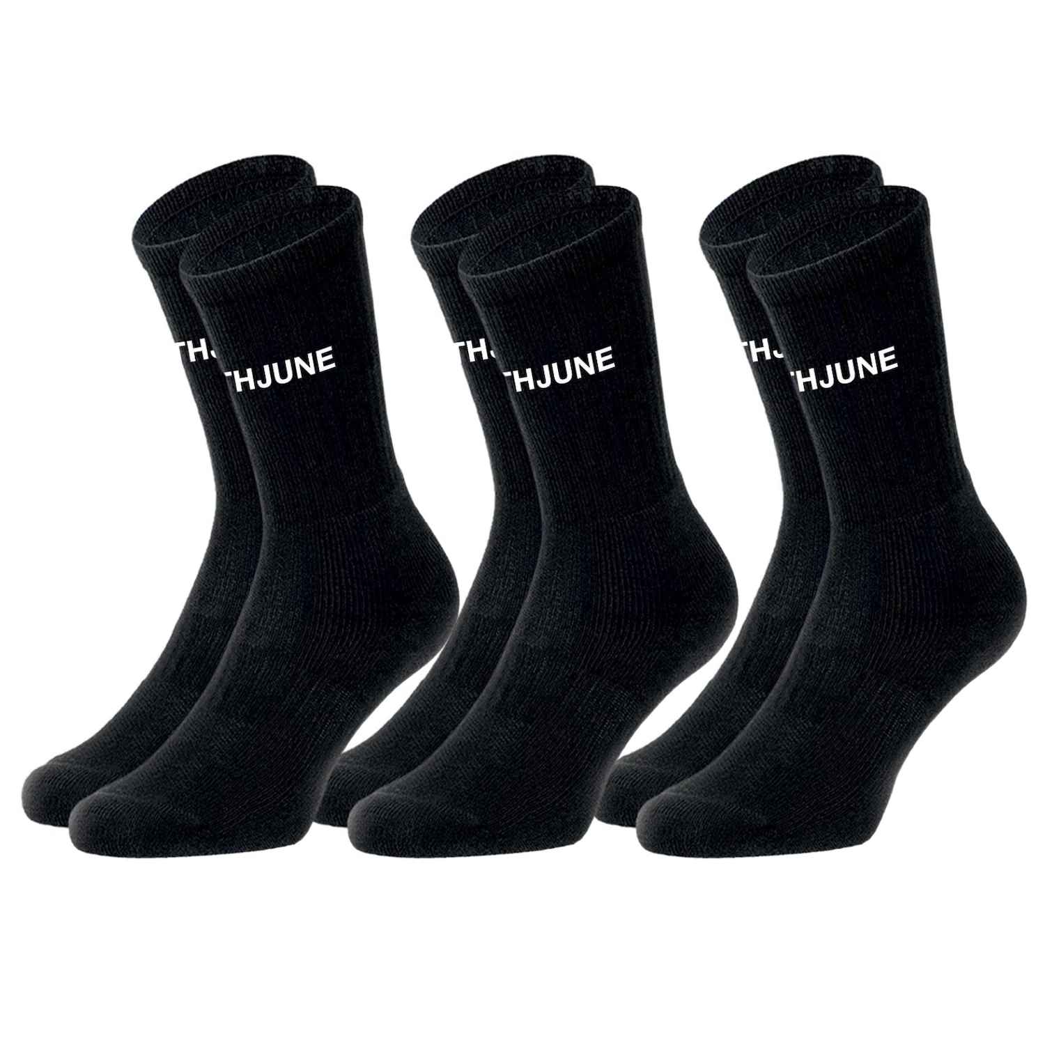 Lot de 3 paires de chaussettes logo Noir