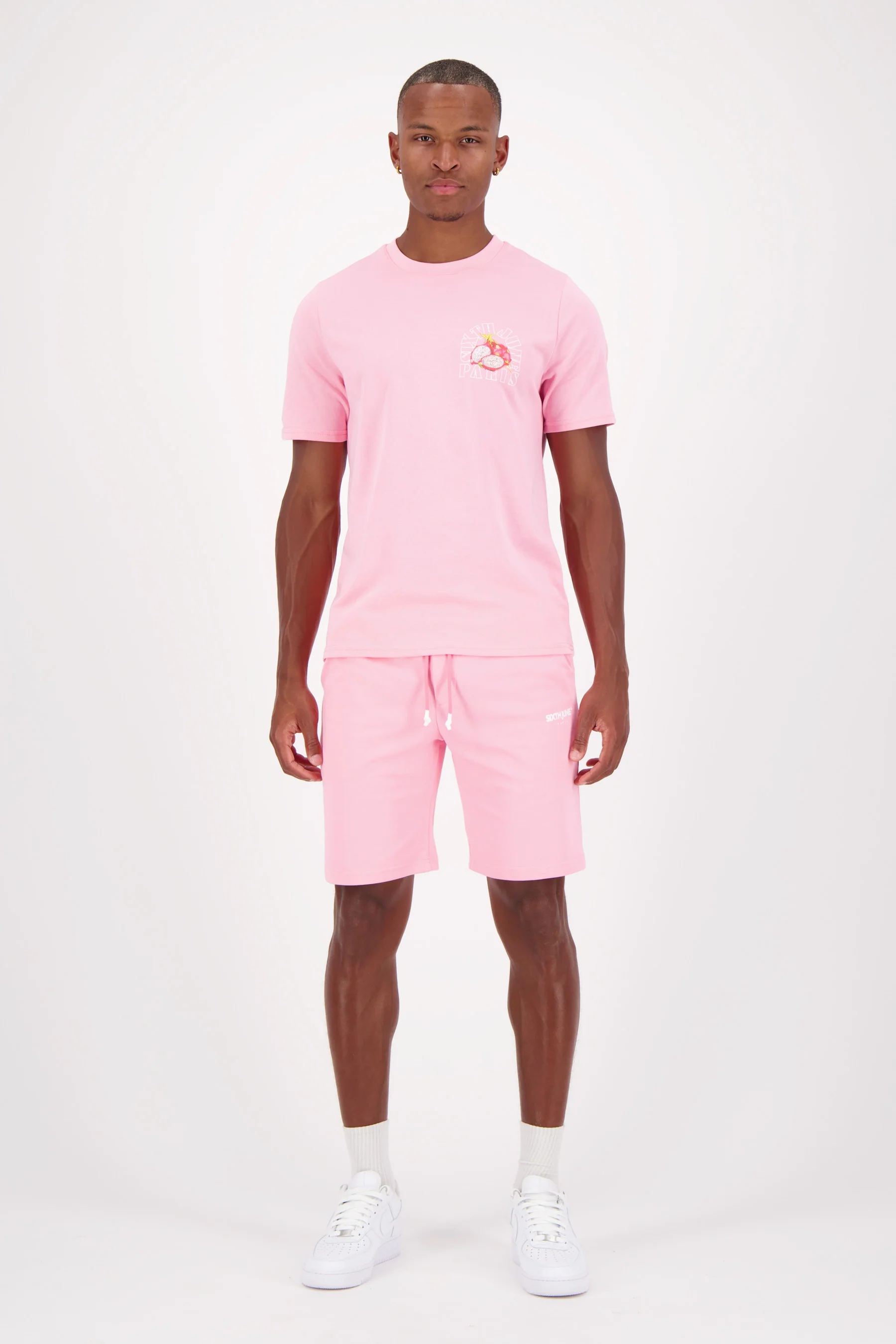 T-shirt imprimé logo fruit Rose - Image 2