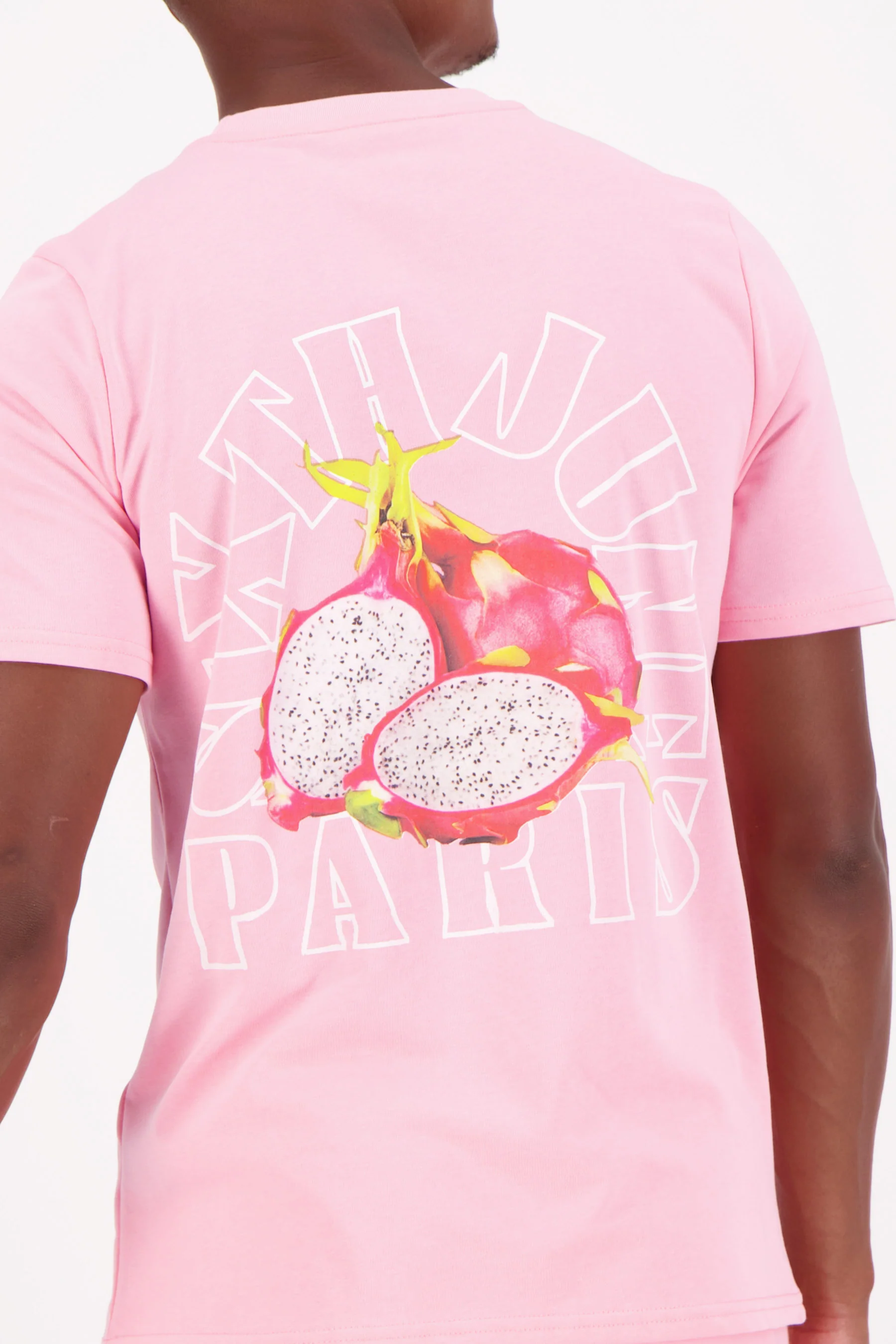 T-shirt imprimé logo fruit Rose - Image 3