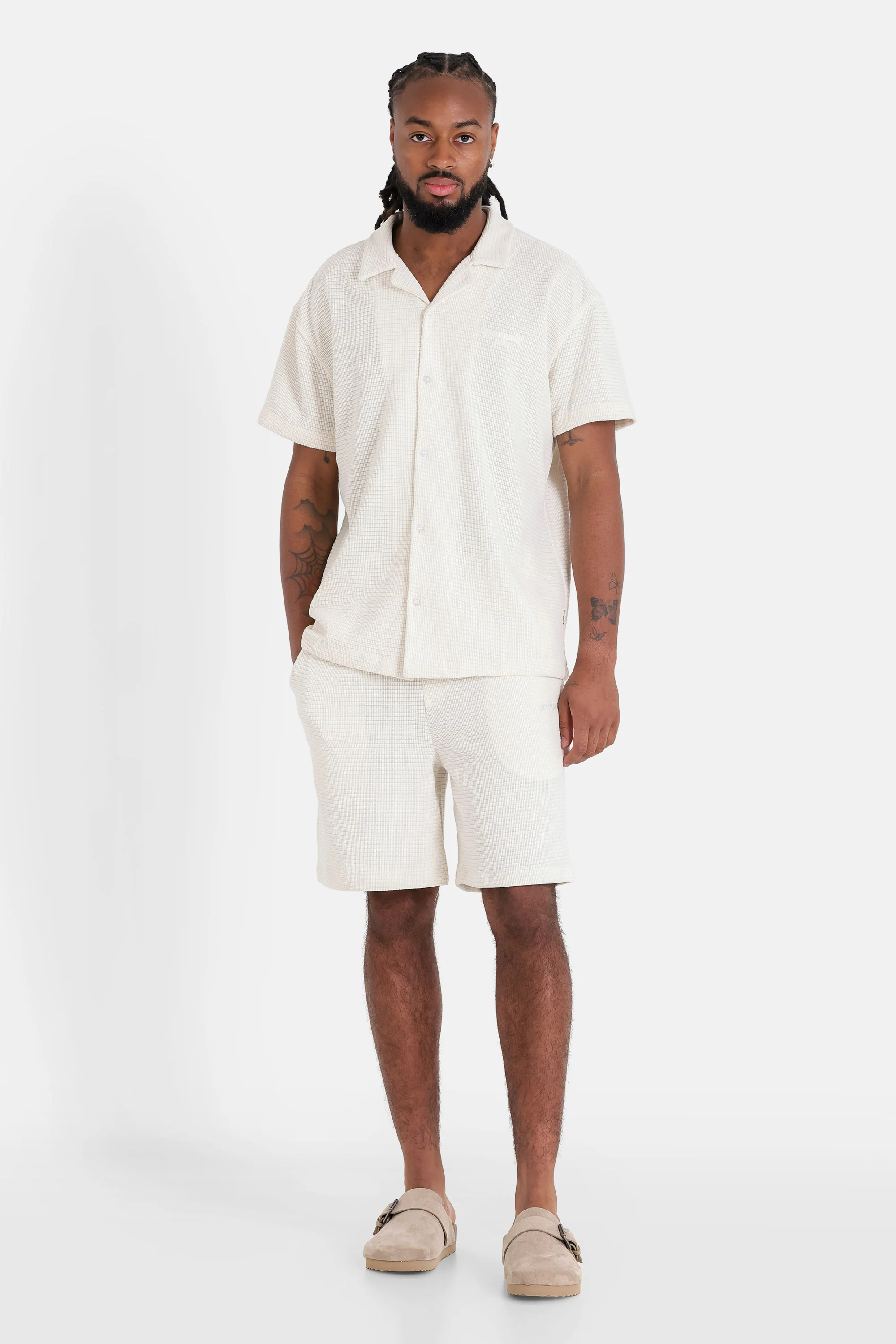 CROCHET textured shirt - Image 2