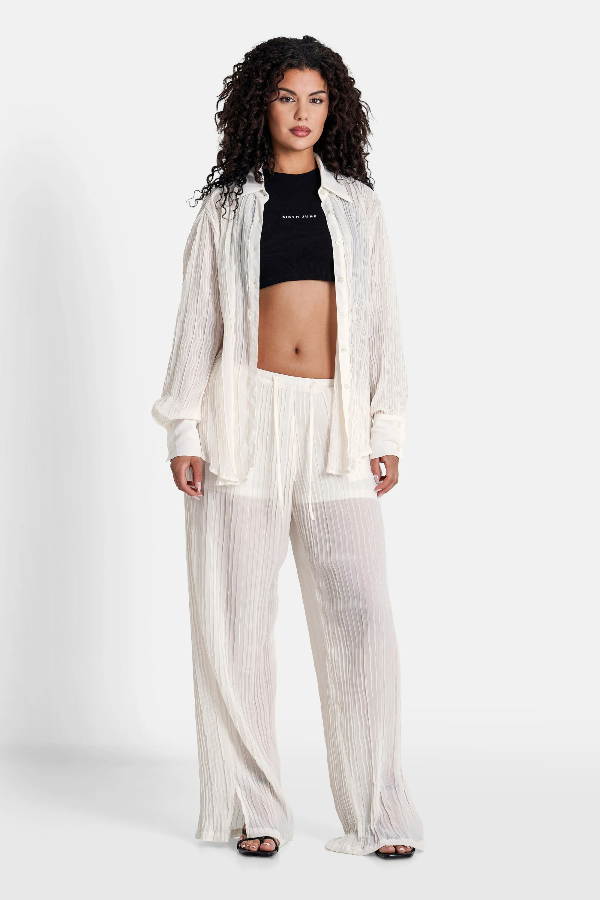 PLEATED wide pant - Image 2