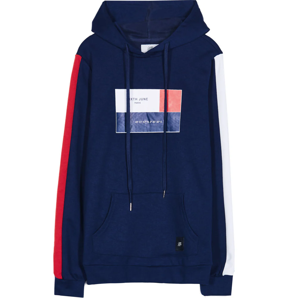 Sweat America bleu blanc rouge