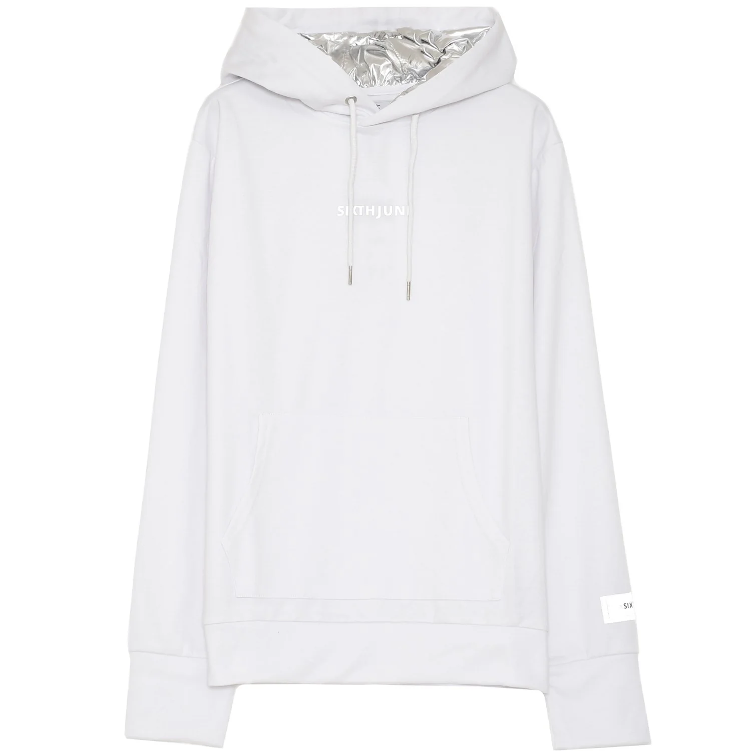 Sweat capuche aluminium blanc - Image 9