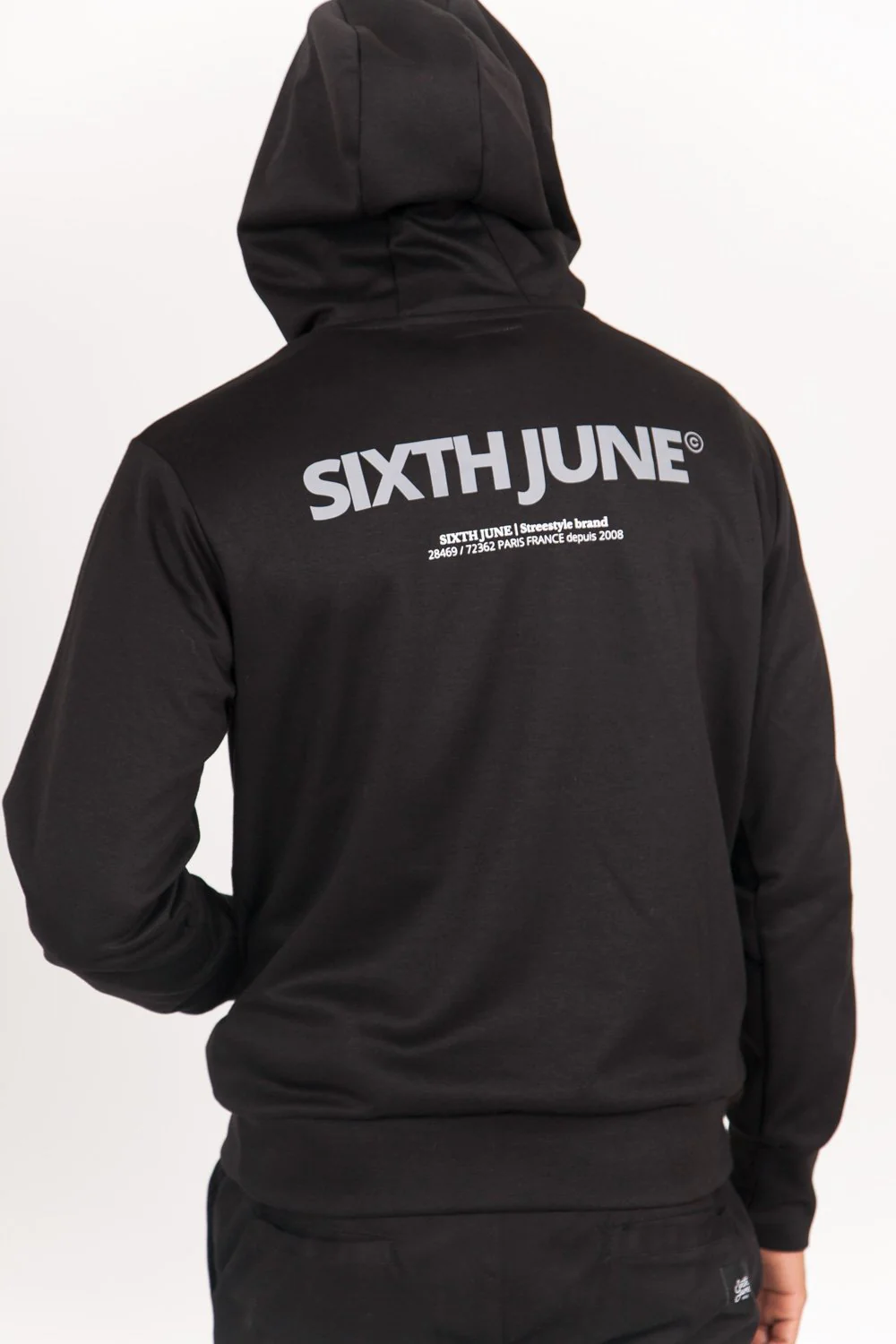 Sweat capuche aluminum noir - Image 2