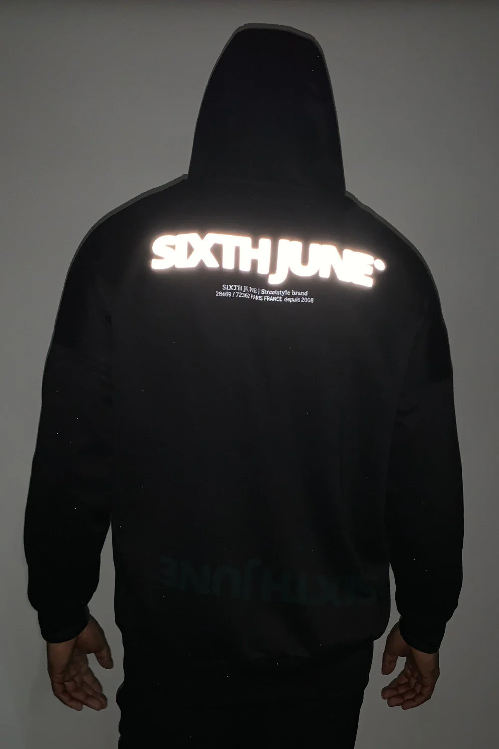 Sweat capuche aluminum noir - Image 3