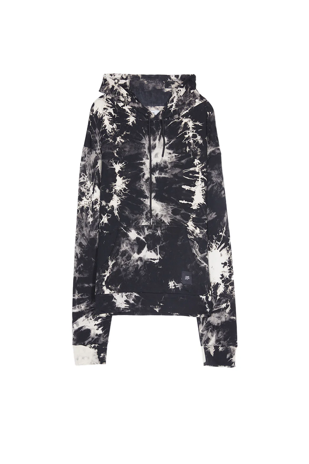 Sweat capuche délavé noir
