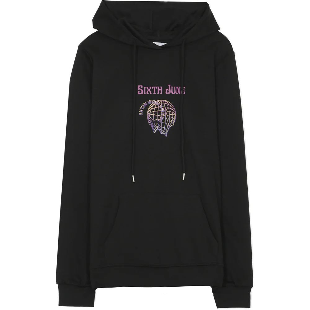 Sweat capuche hologramme noir - Image 7