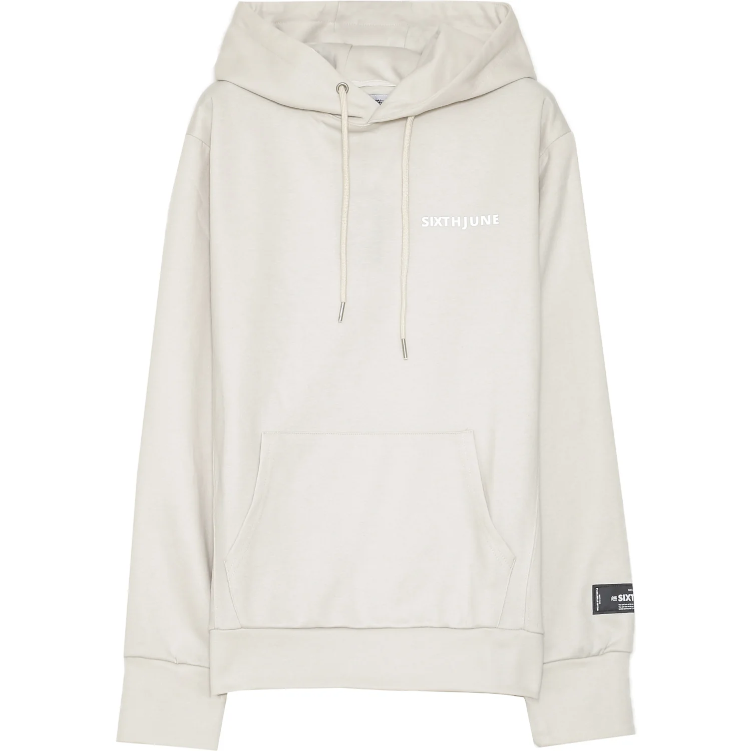 Sweat capuche réfléchissant empiècement logo blanc - Image 8