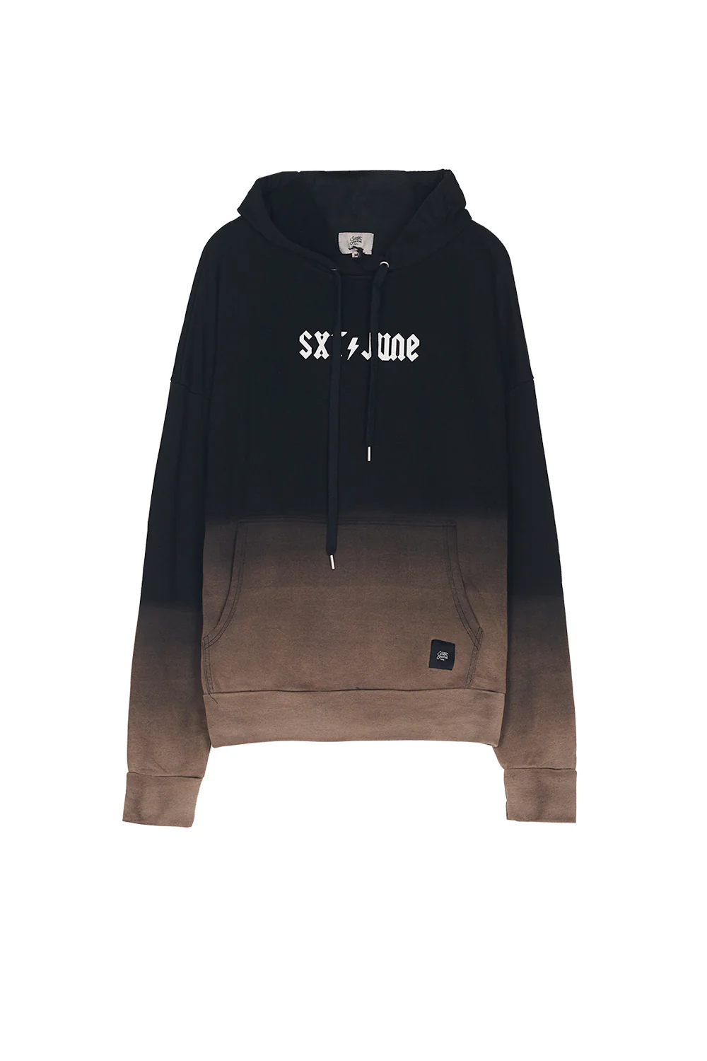 Sweat capuche tie and dye Sixth June noir coloré