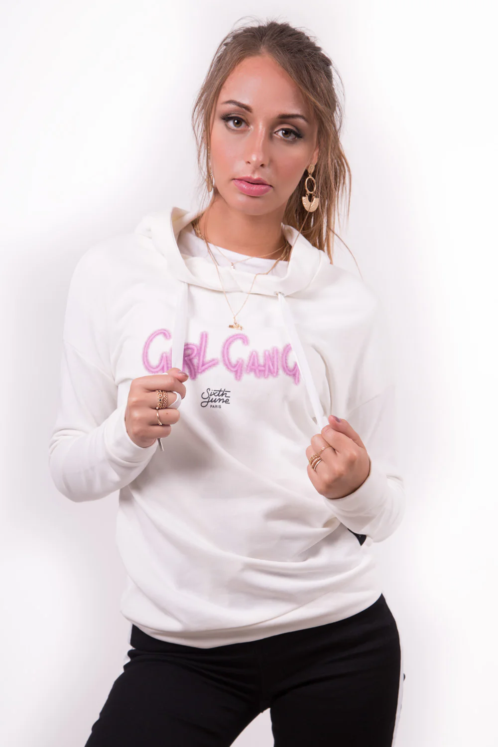 Sweat girl gang ruban blanc - Image 2