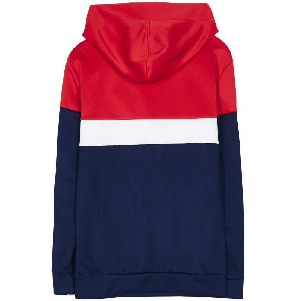 Sweat tricolore bandes texte bleu rouge blanc - Image 5