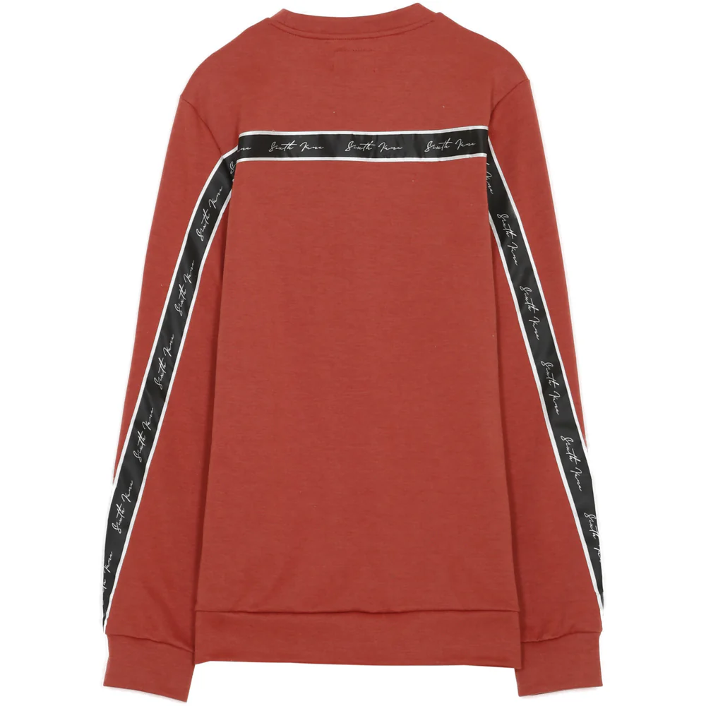Sweatshirt bande dos rouge - Image 5