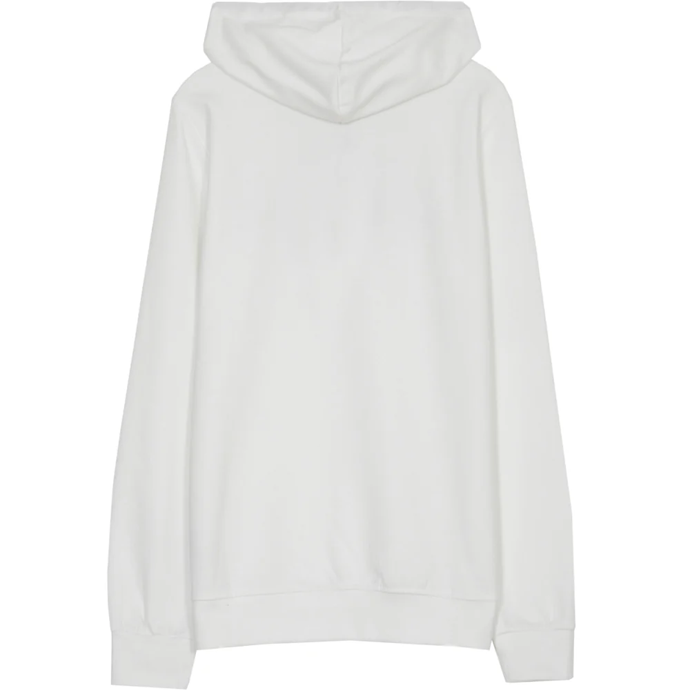 Sweatshirt capuche logo université blanc - Image 6