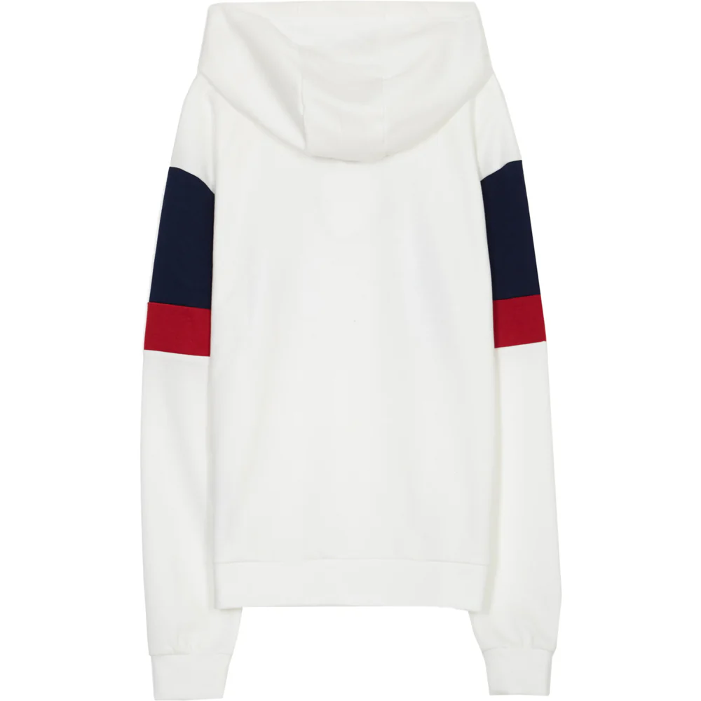 Sweatshirt manches tricolores blanc rouge bleu - Image 6