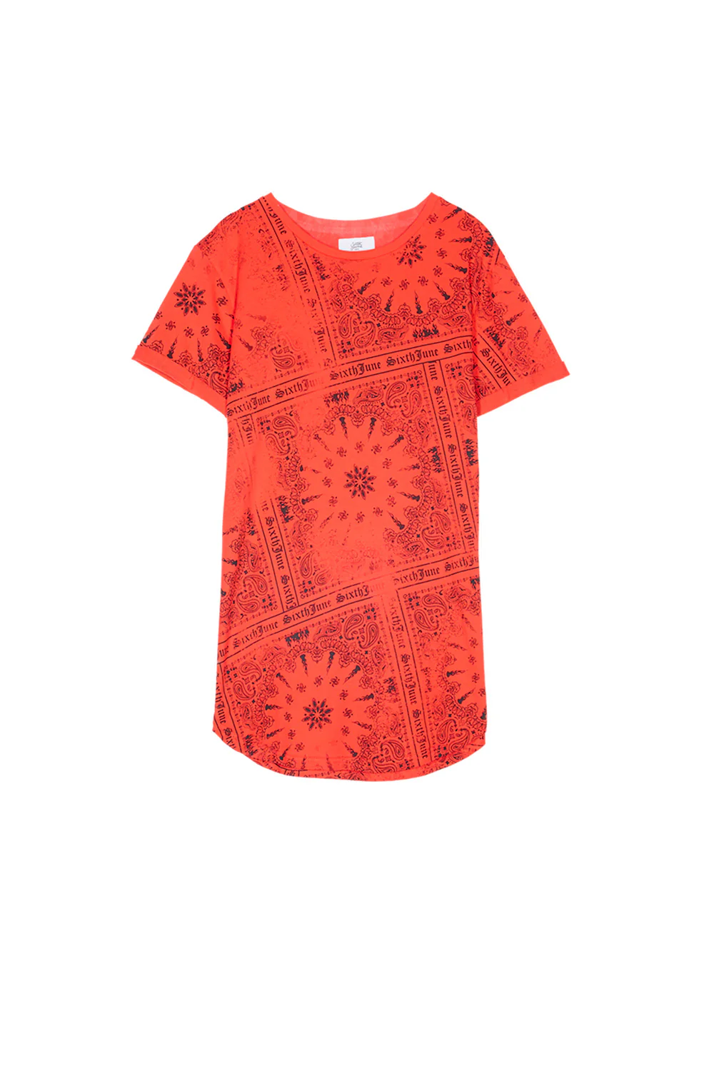T-shirt all over bandana rouge
