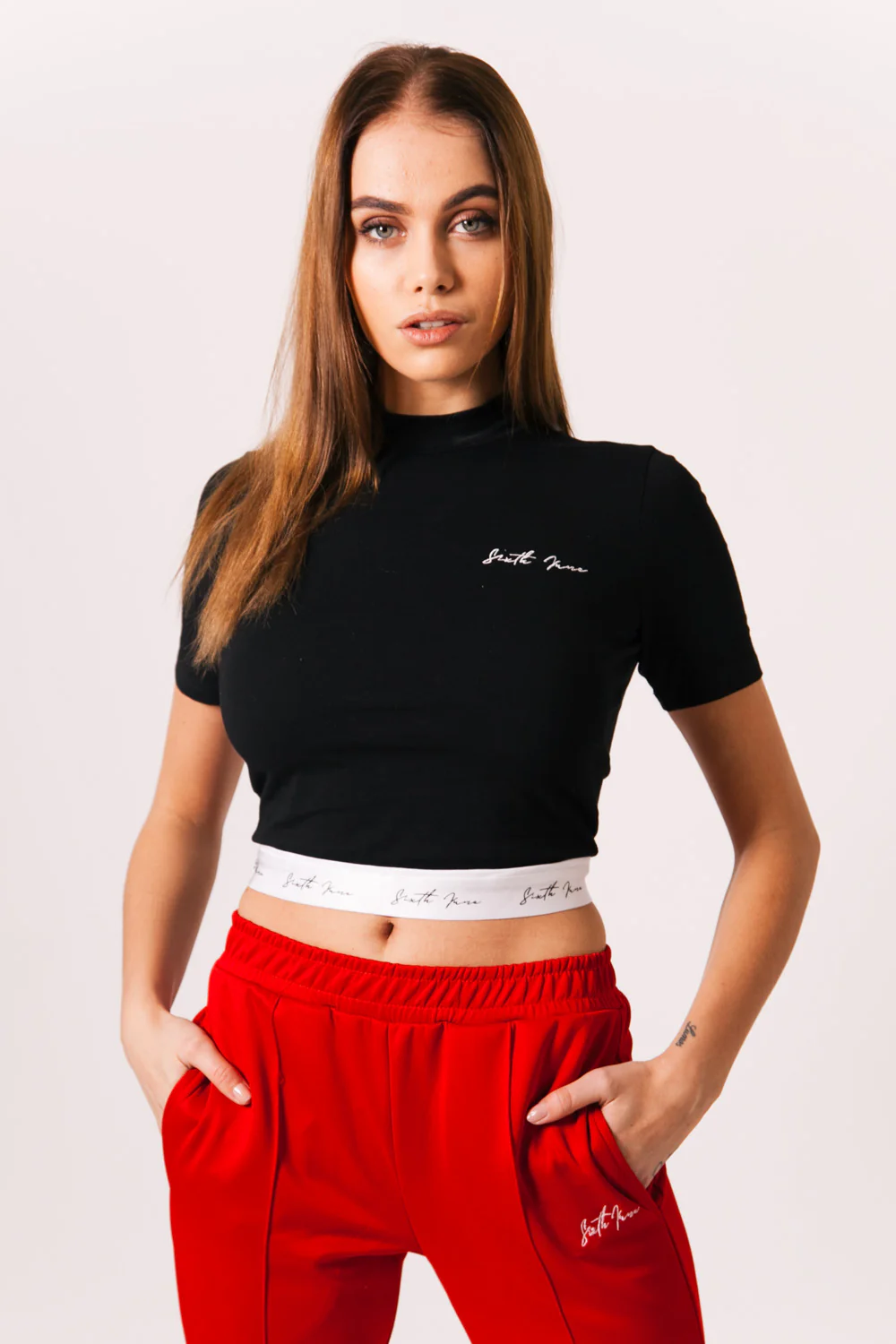 T-Shirt bande logo signature noir - Image 3