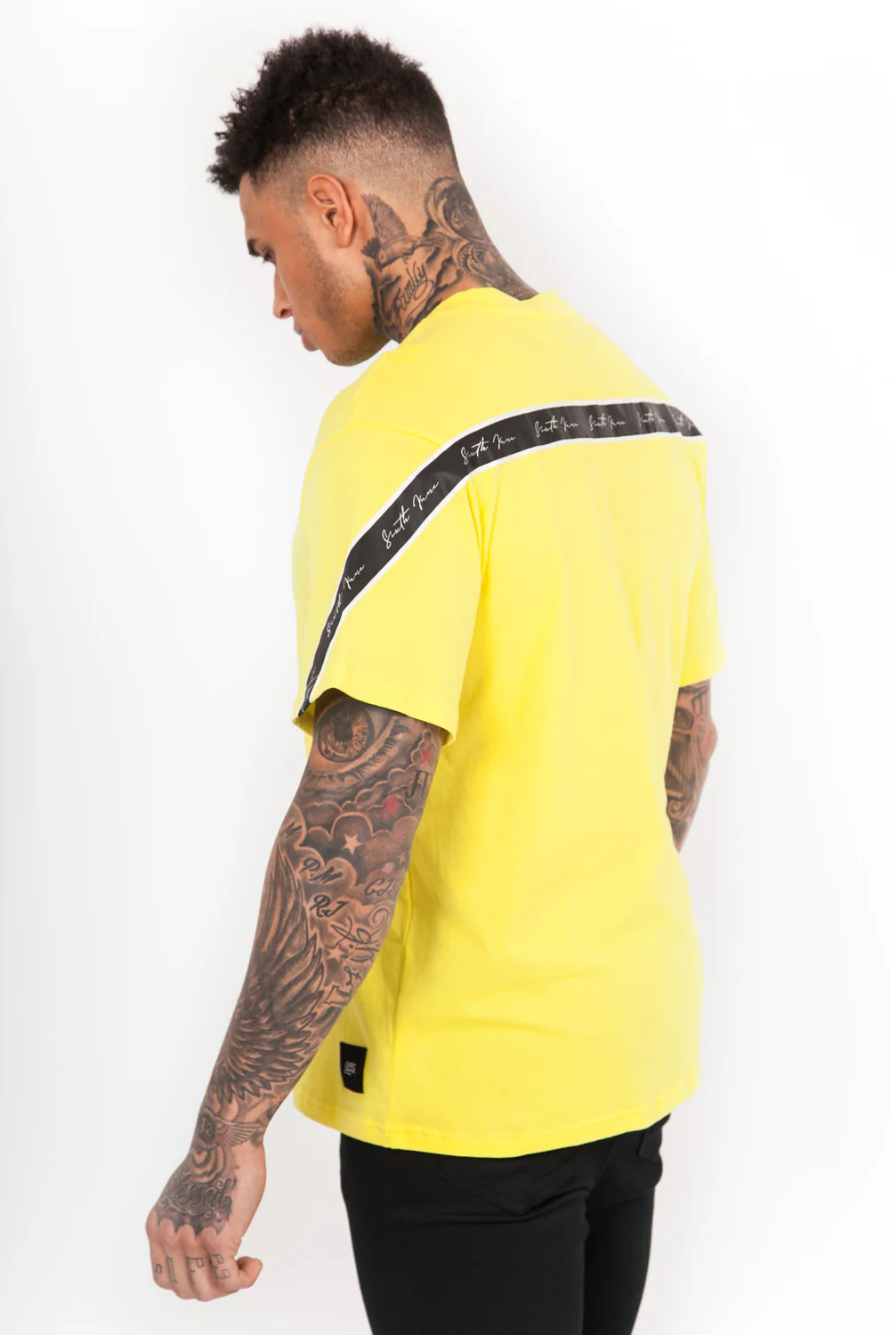 T-Shirt bandes dos jaune - Image 2