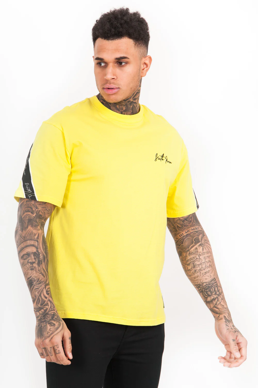 T-Shirt bandes dos jaune - Image 3