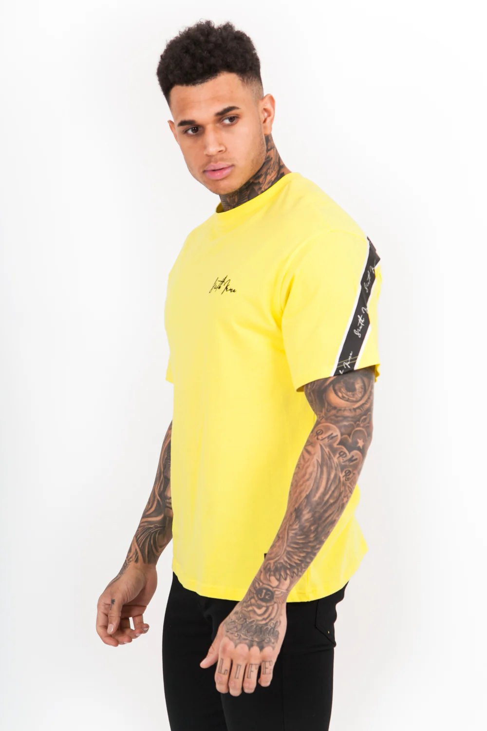 T-Shirt bandes dos jaune - Image 4