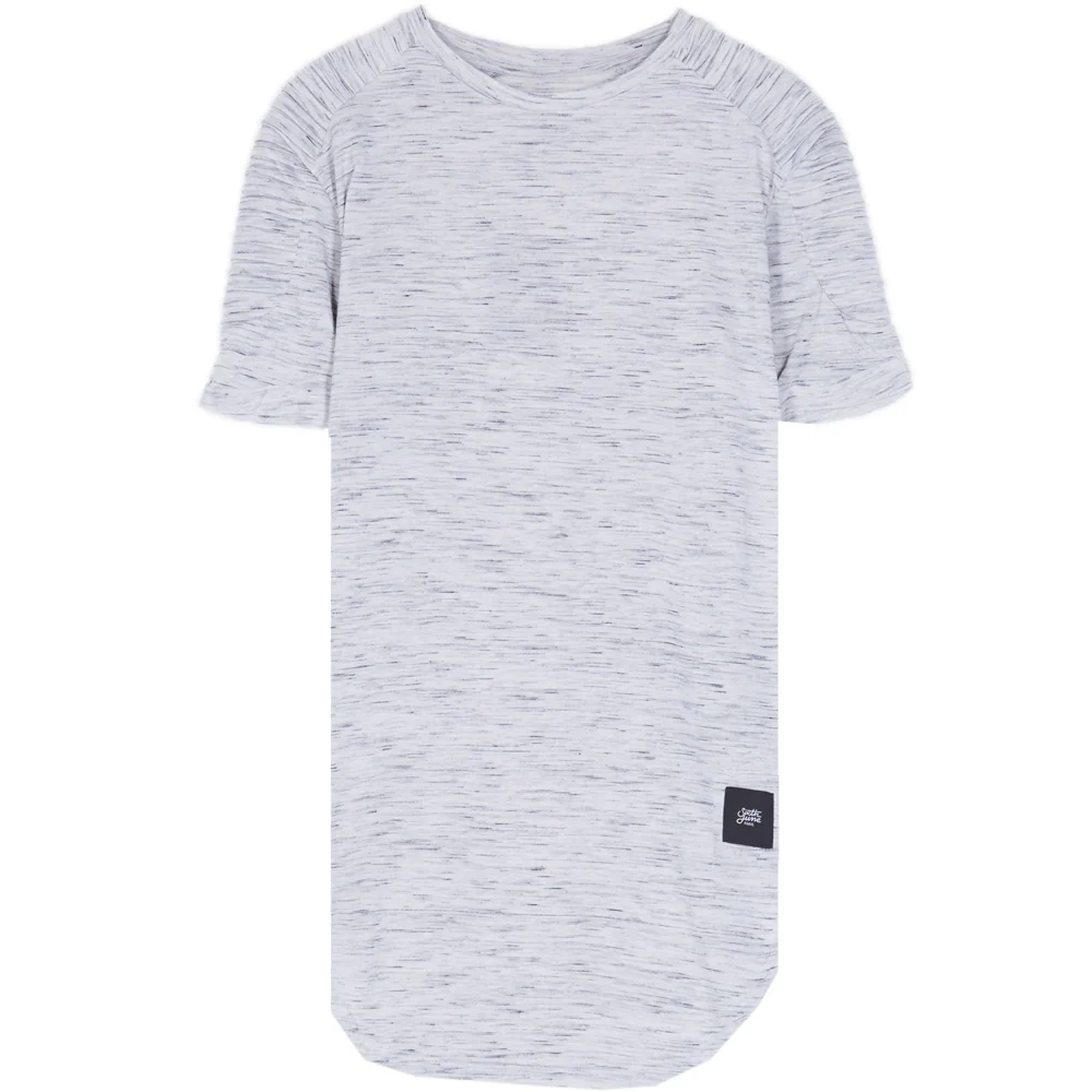 T-shirt chiné biker gris