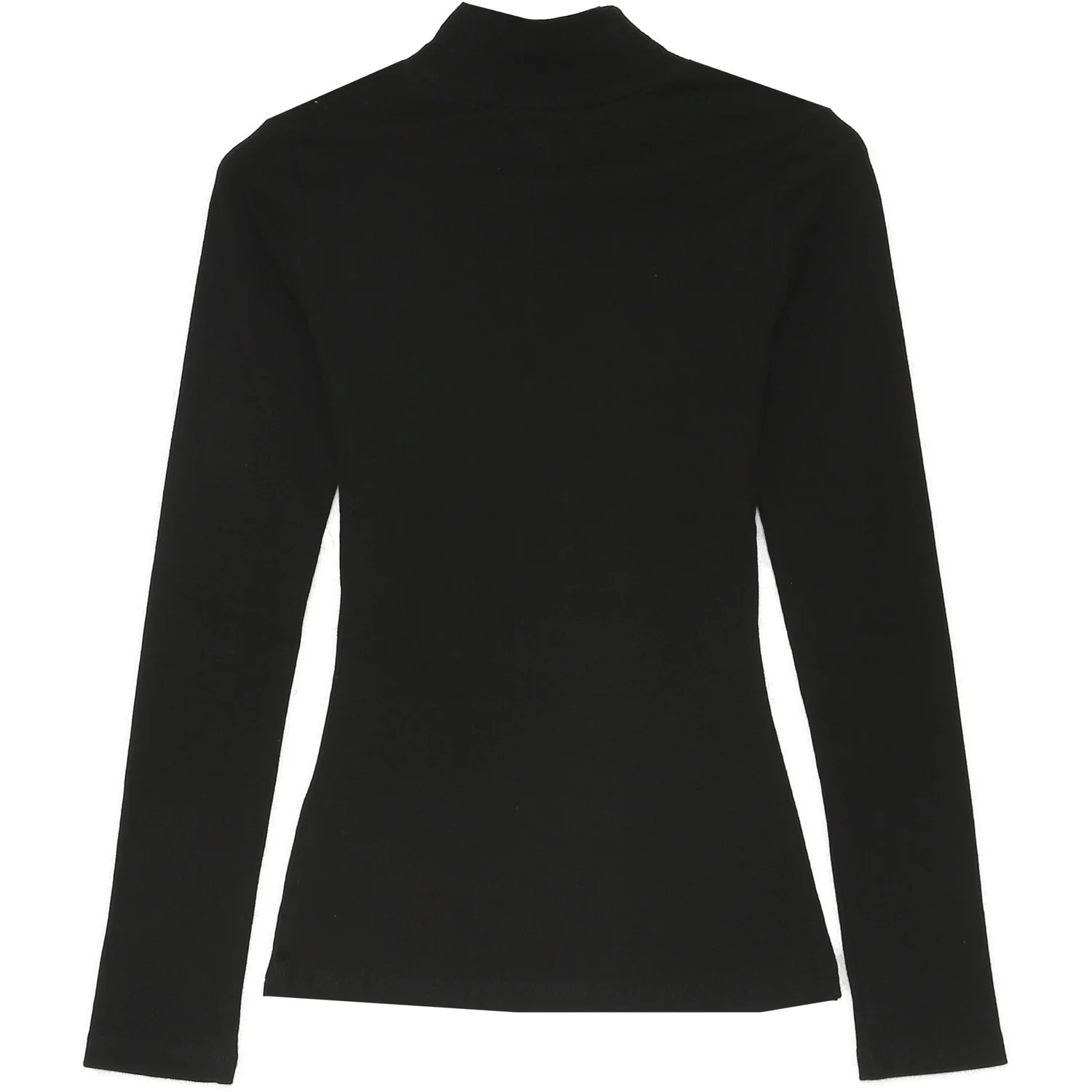 T-shirt col montant noir - Image 7