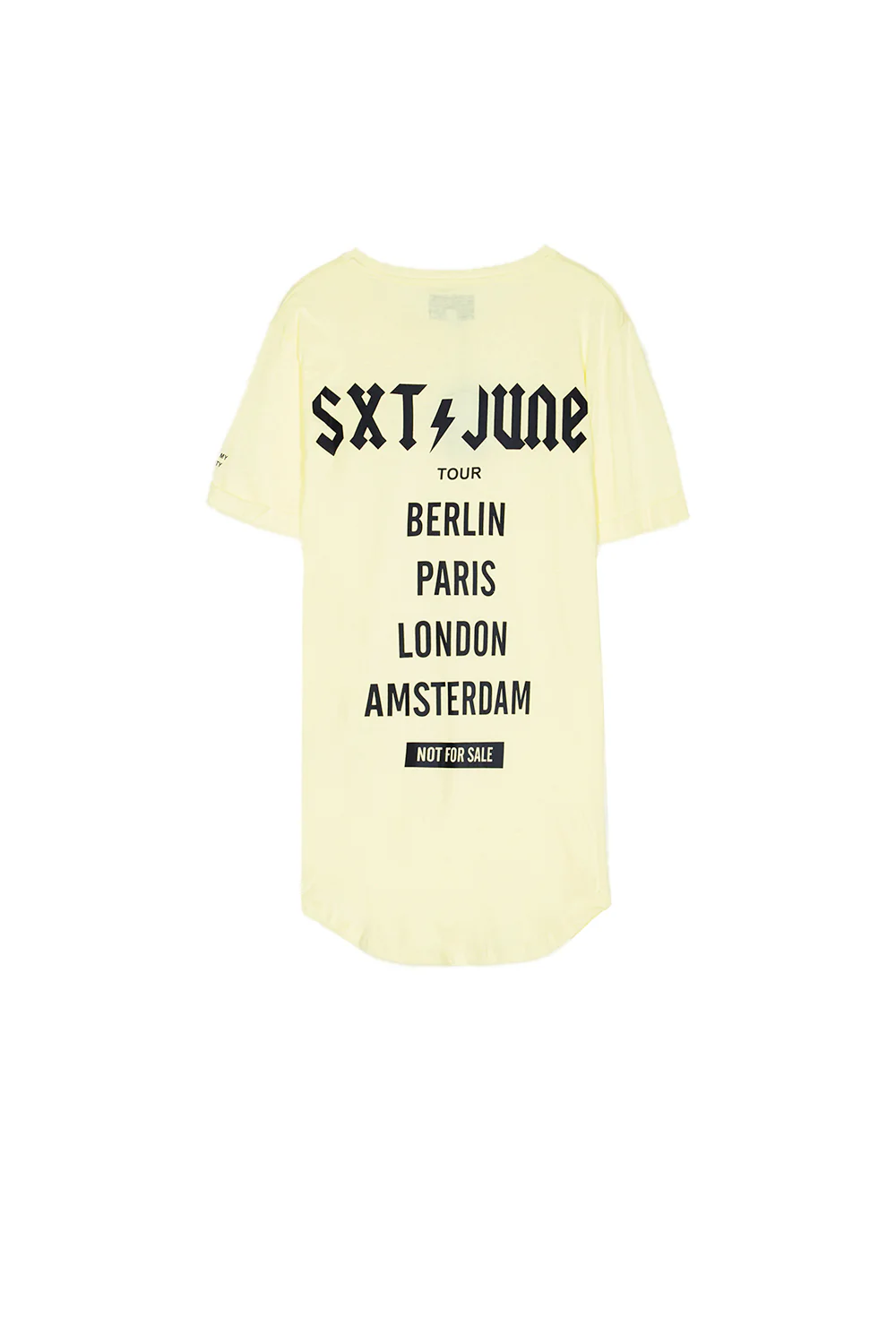 T-shirt crew tour jaune