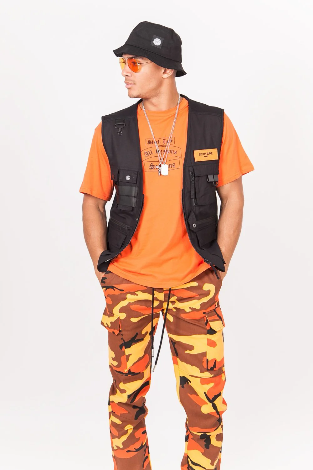 T-shirt gothique All seasons orange - Image 5