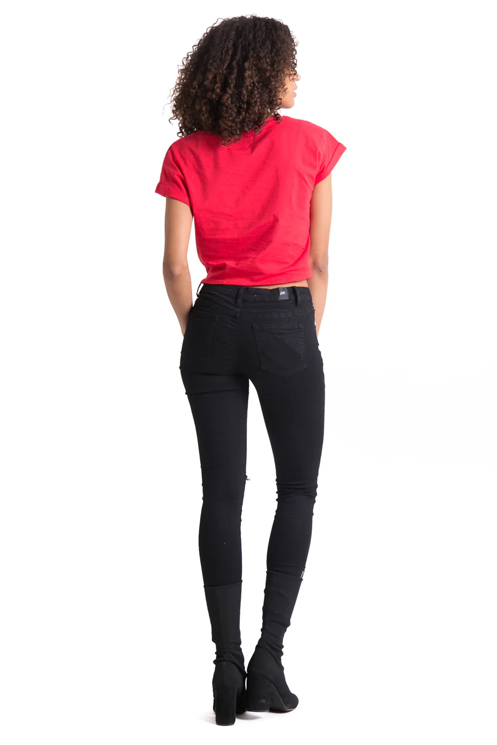 T-shirt Honey bande noeud rouge - Image 4
