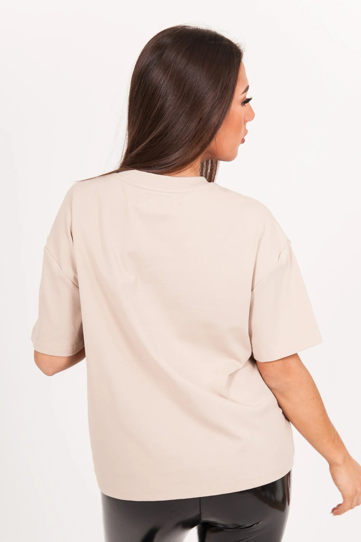 T-shirt imprimé beige - Image 5