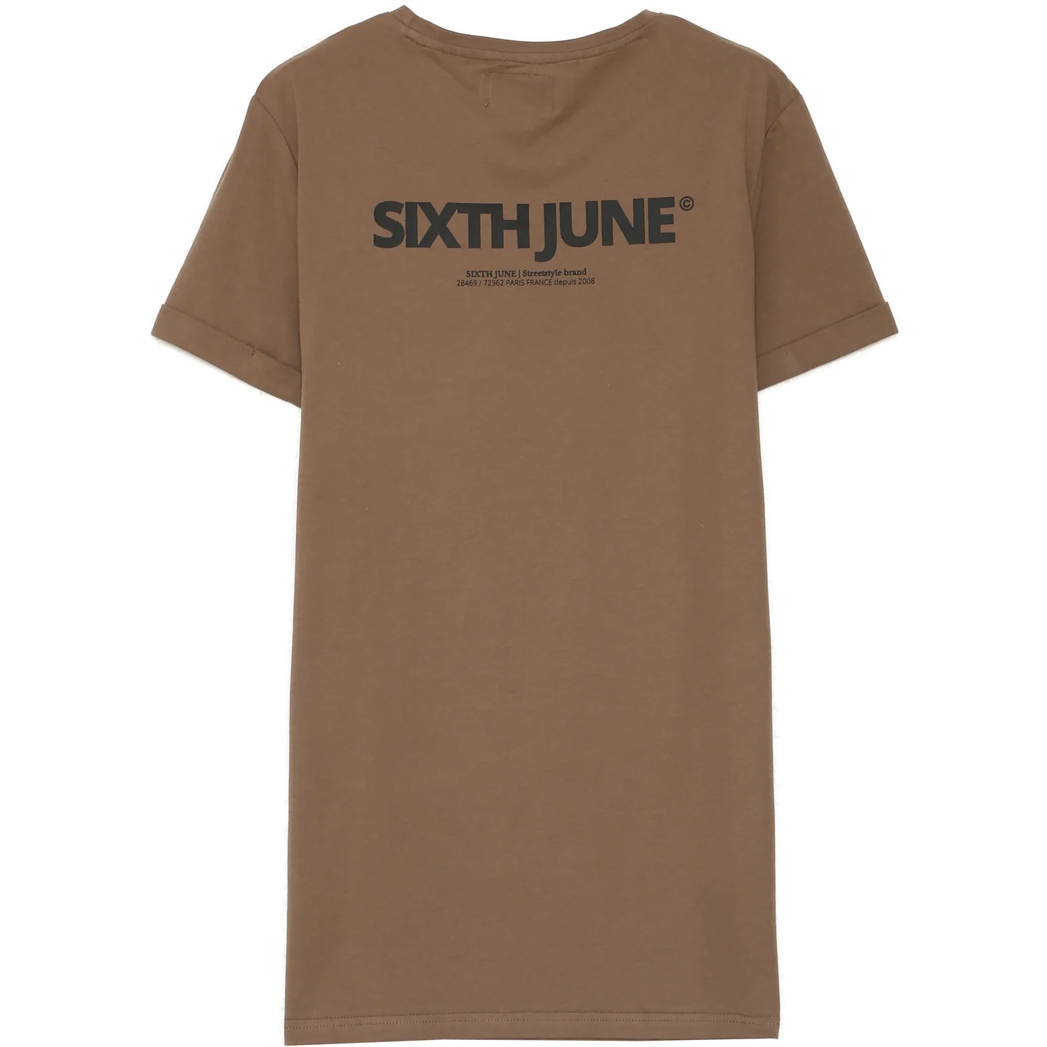 T-shirt imprimé marron - Image 7