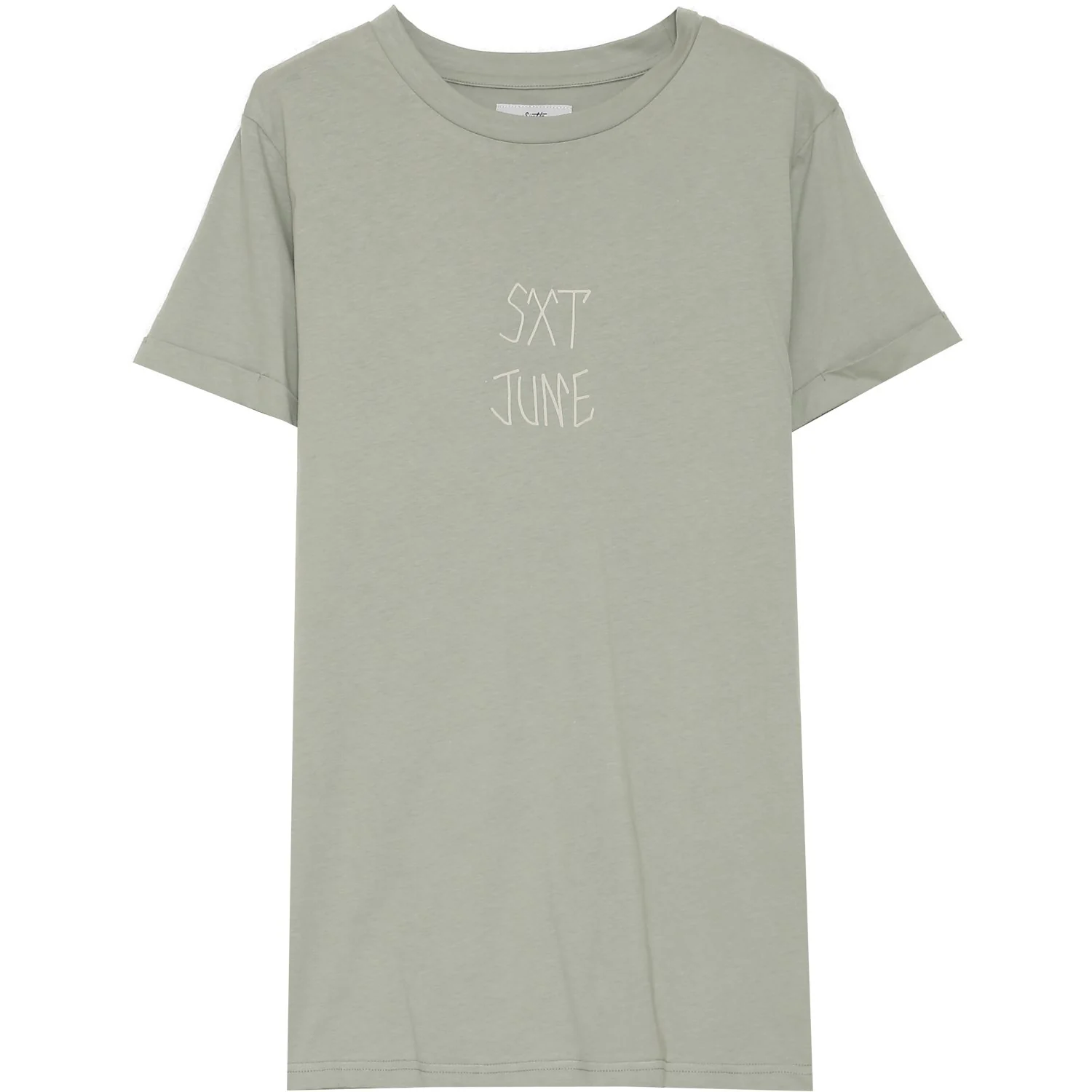 T-shirt imprimé tête de mort vert olive - Image 7