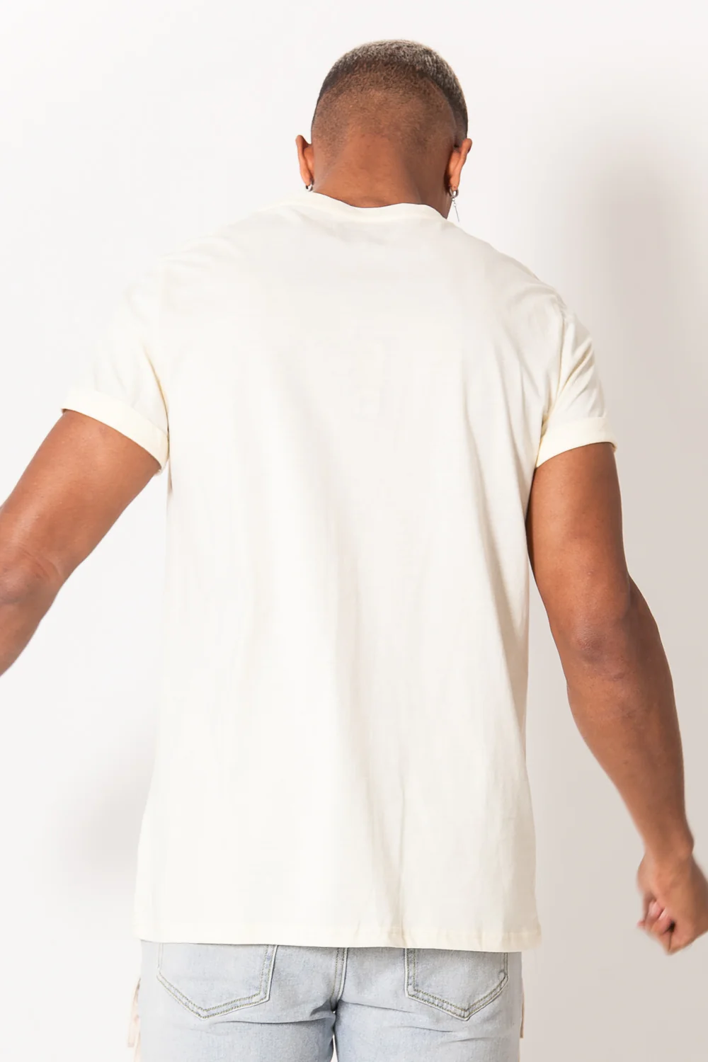 T-shirt imprimé worldwilde mafia beige - Image 5