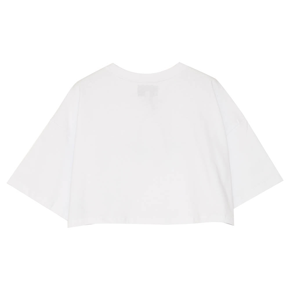 T-shirt irisé court cordons blanc - Image 8