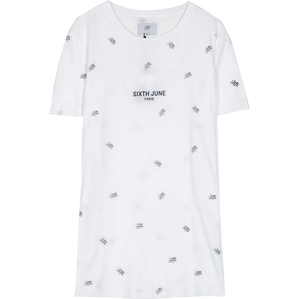 T-shirt logomania blanc