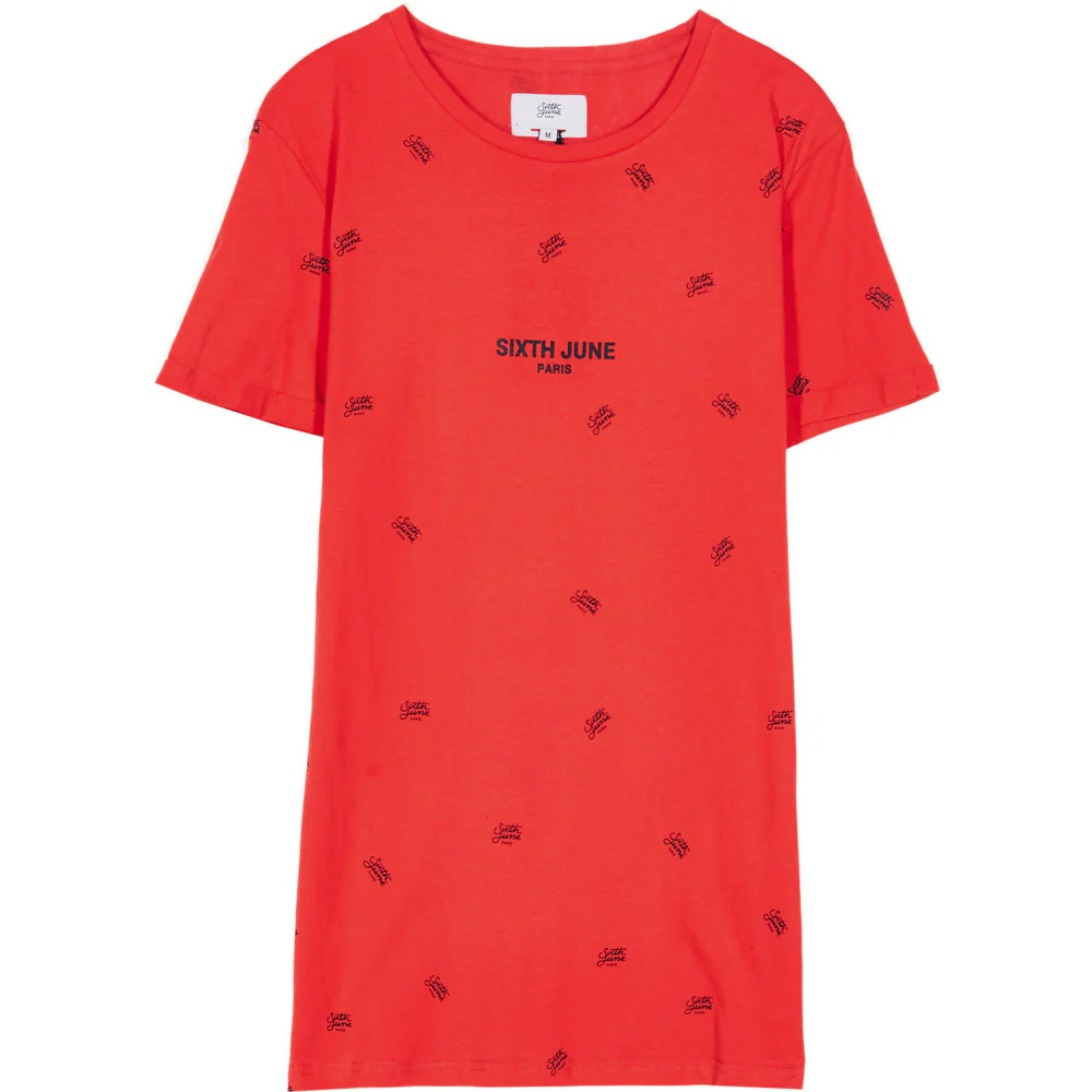 T-shirt logomania rouge