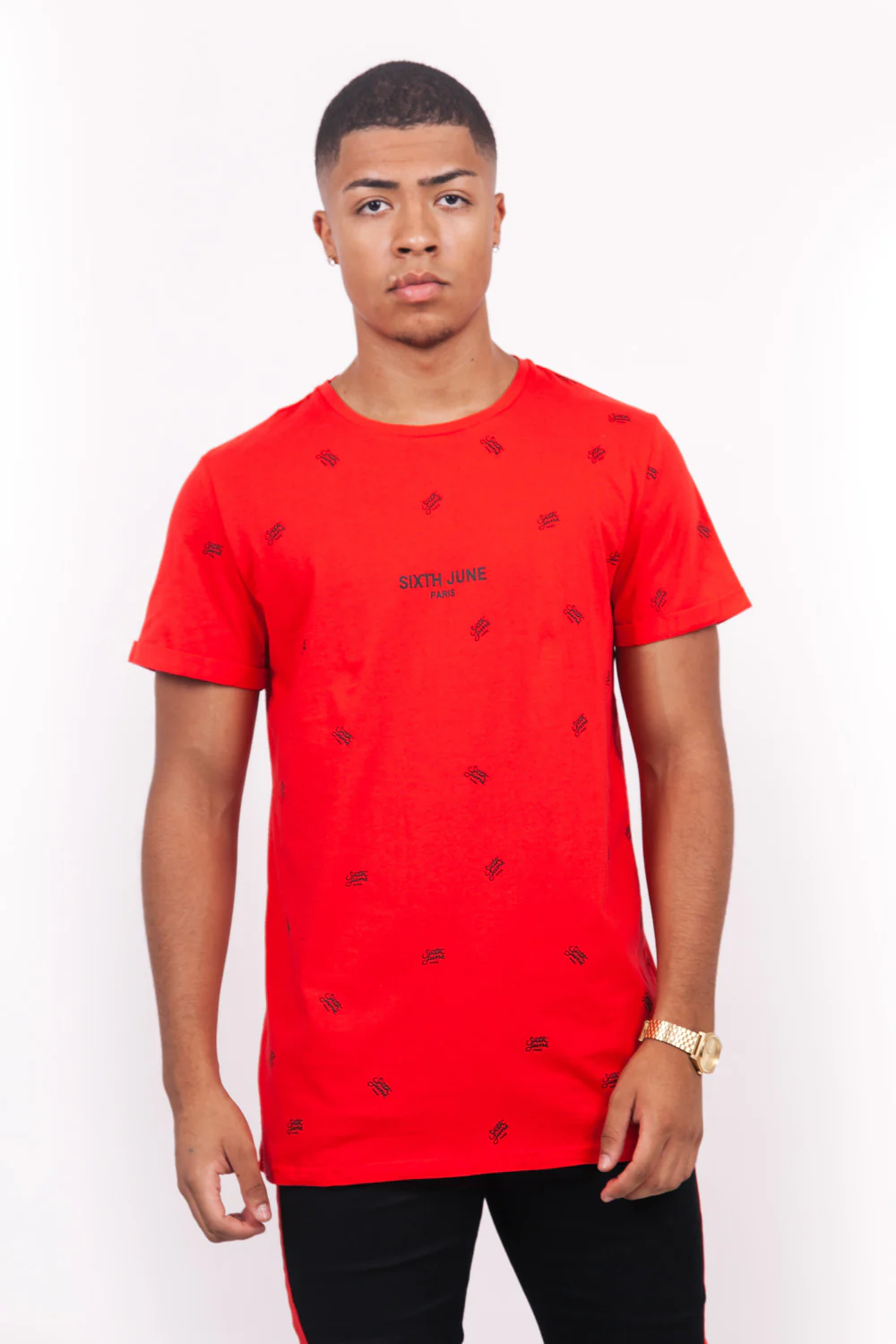 T-shirt logomania rouge - Image 2
