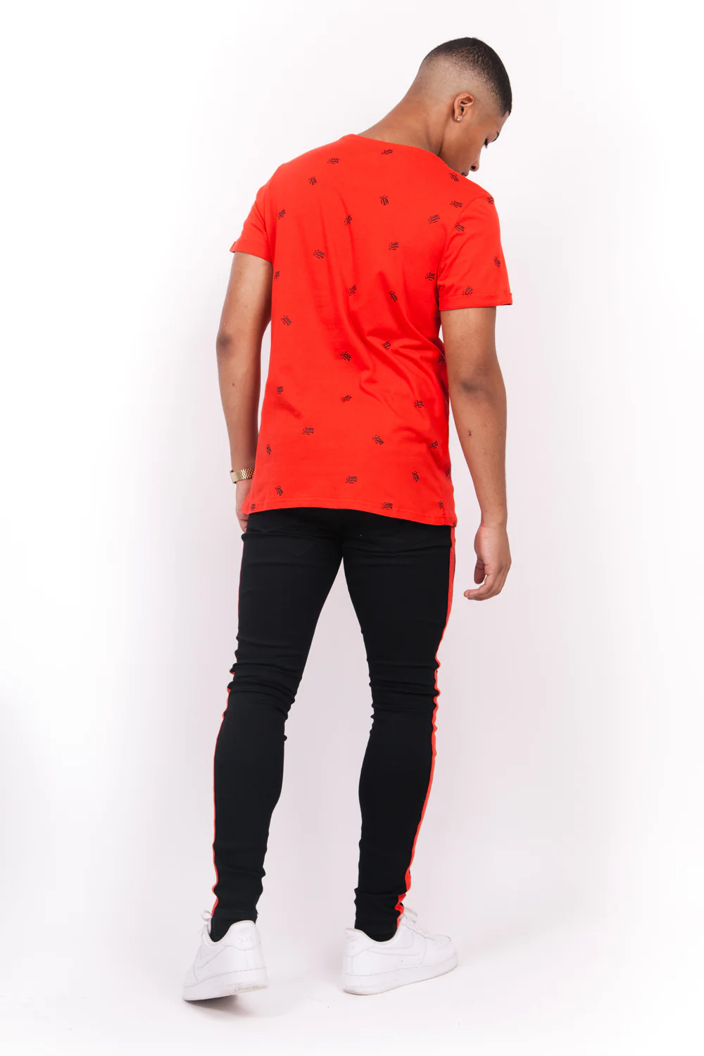 T-shirt logomania rouge - Image 4