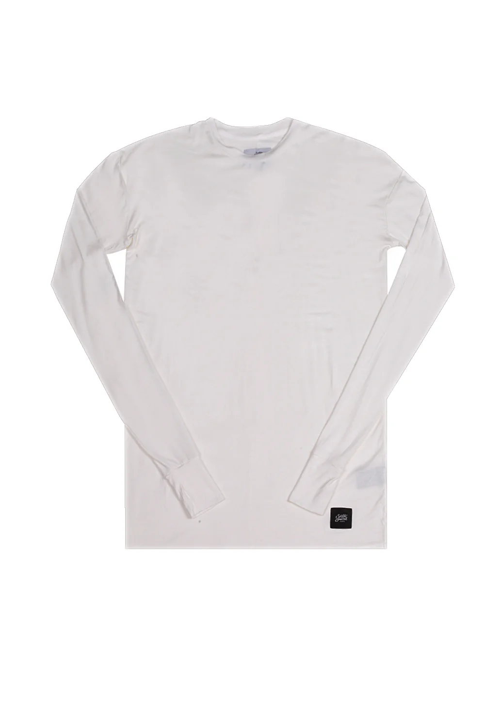 T-shirt long manches longues blanc 1878C