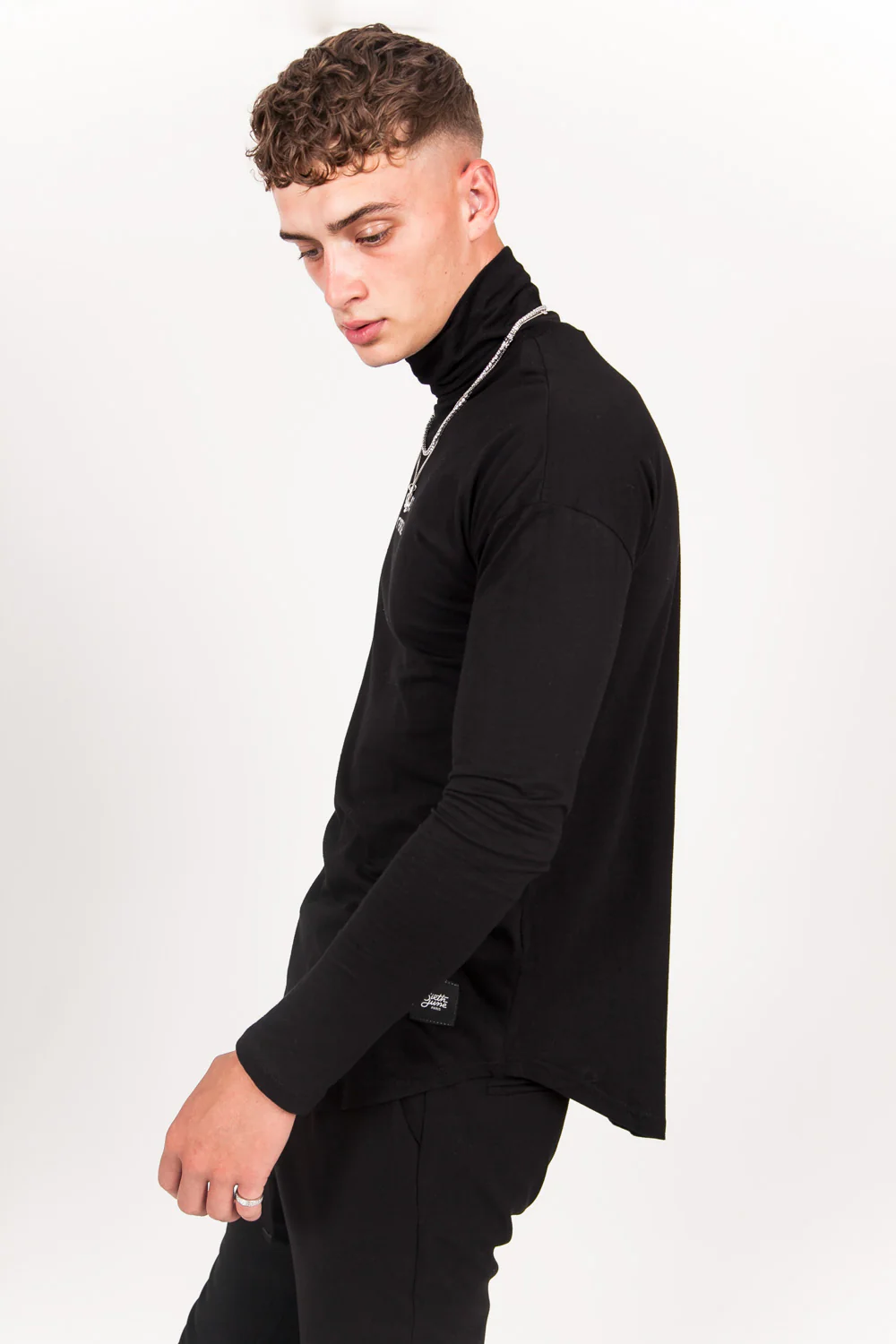 T-shirt manches longues "sample not for sale" noir - Image 4