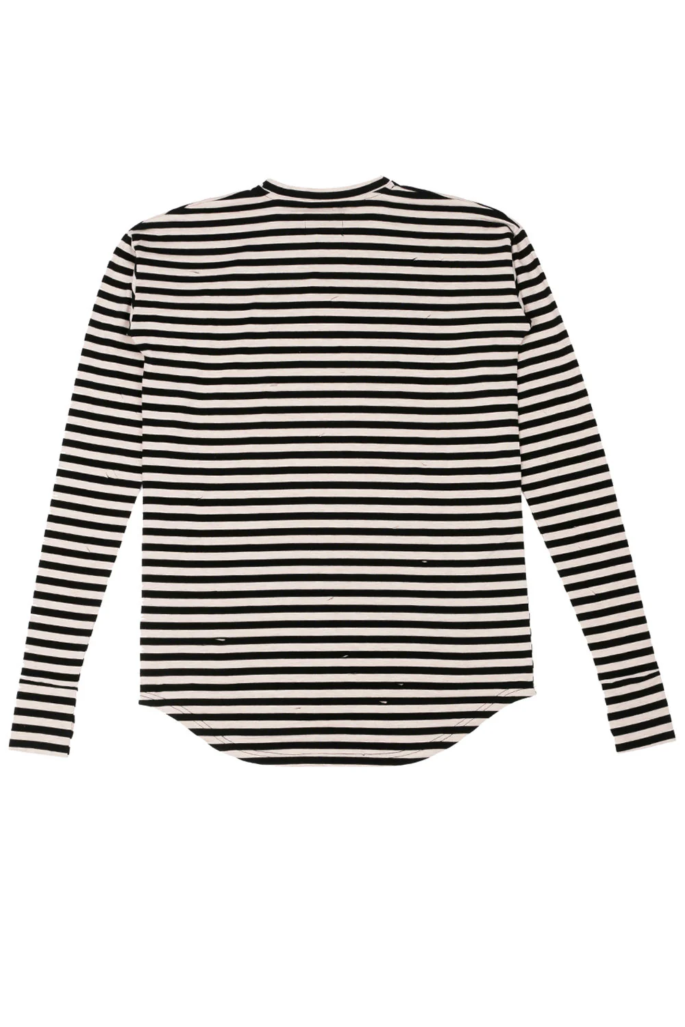T-shirt marinère manches longues noir beige M2203CTL