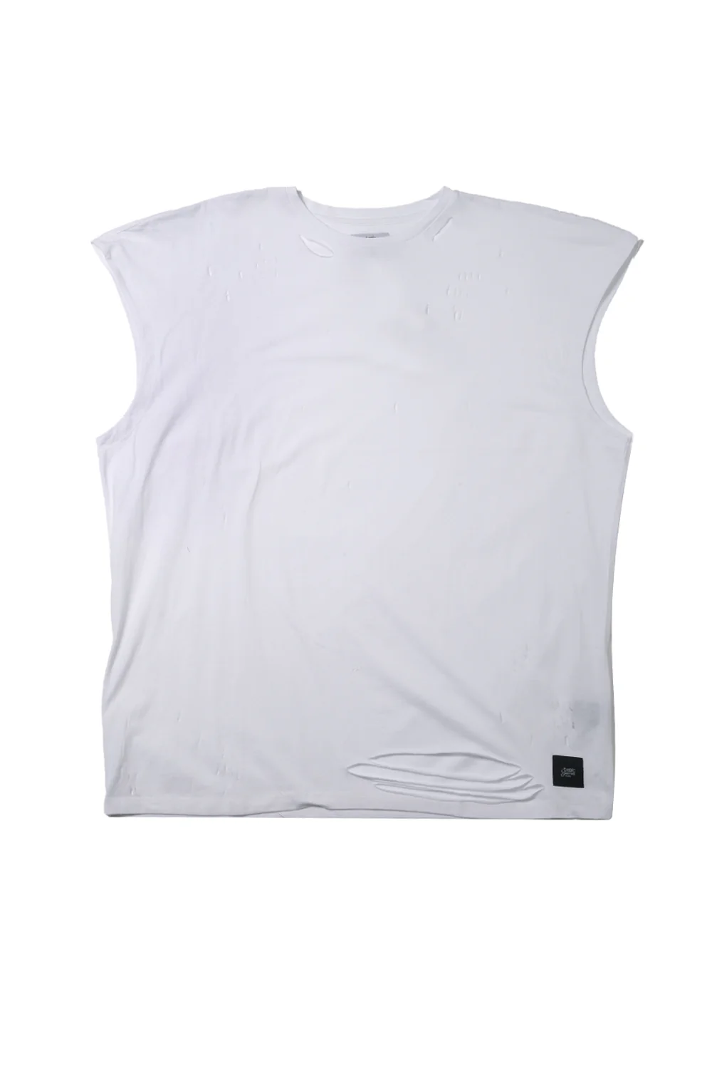 T-shirt muscle destroy blanc M2345WTS