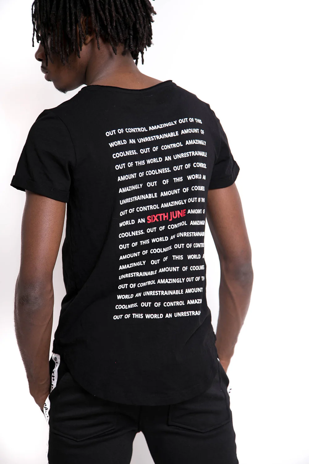 T-shirt out of control noir - Image 2