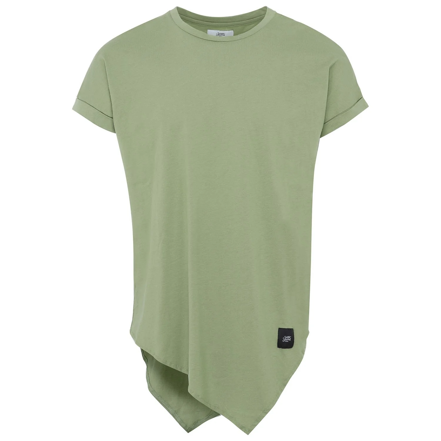 T-shirt large pointe vert