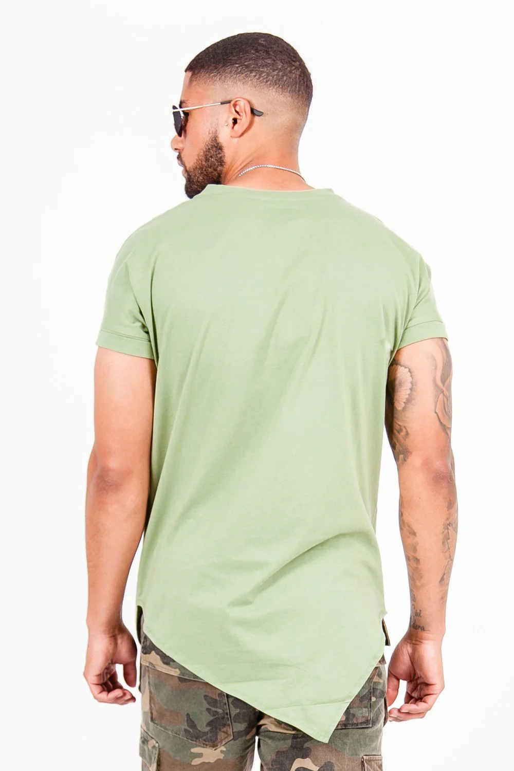 T-shirt large pointe vert - Image 5