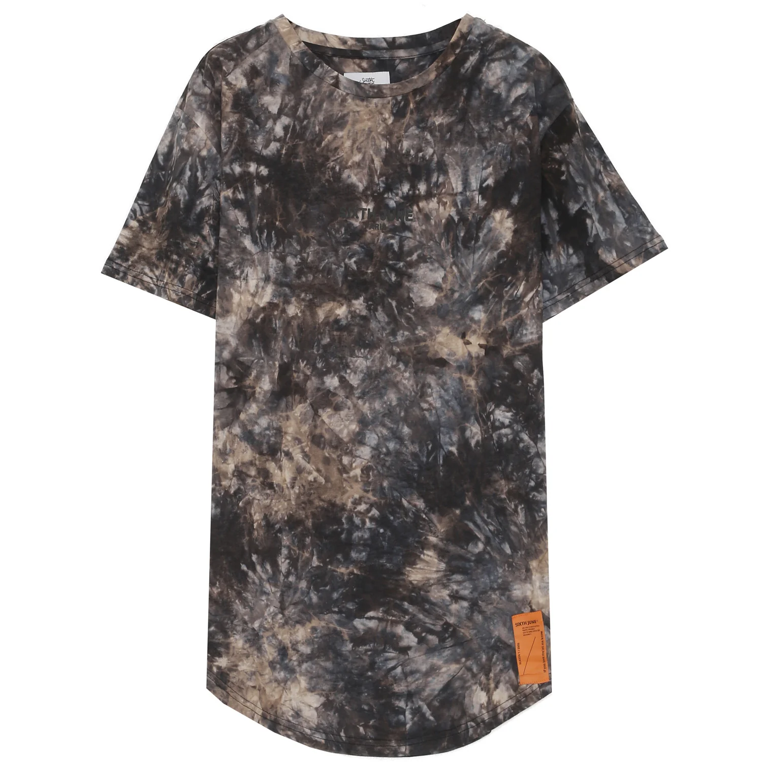 T-shirt oversize gris foncé