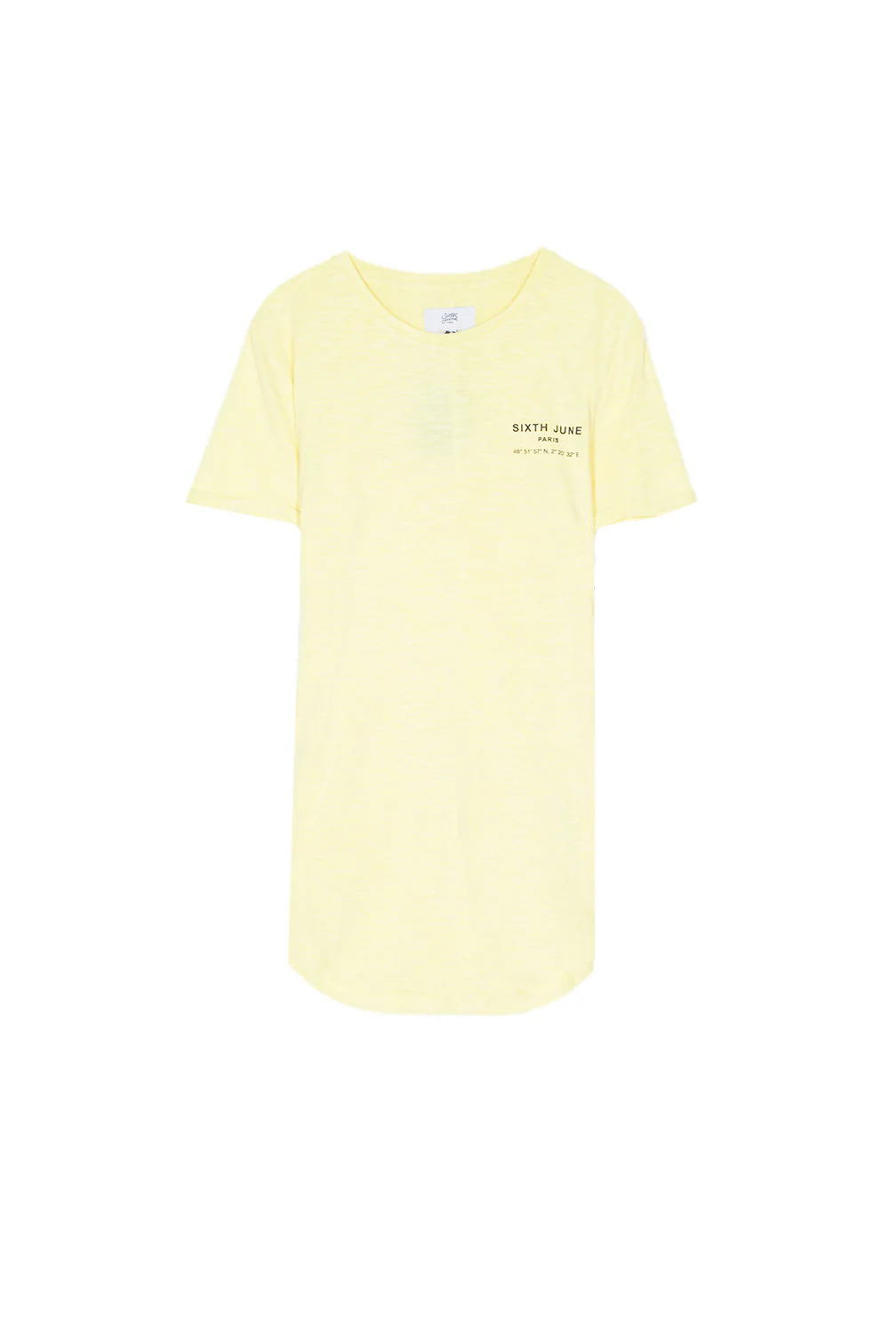 T-shirt Paris GPS jaune