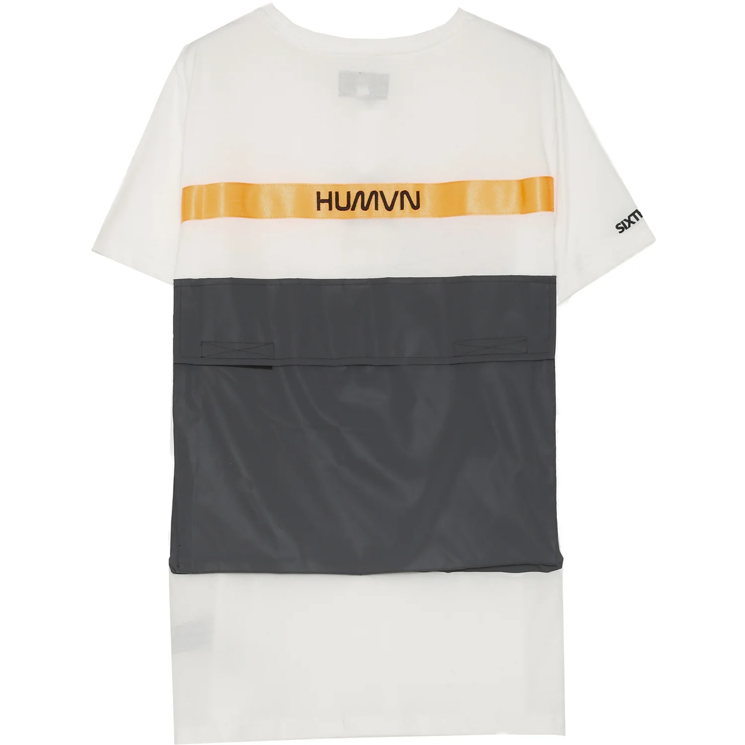 T-shirt poche dos réfléchissant beige