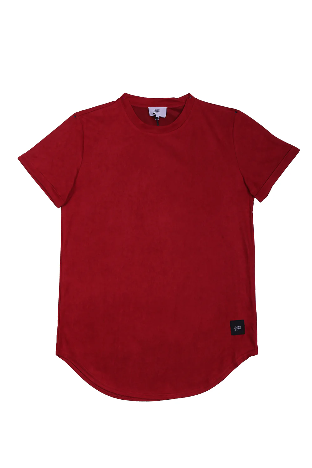 T-shirt suédine oversize bordeaux 1925V